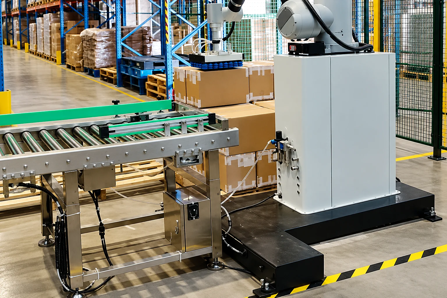 Liquor carton palletizing